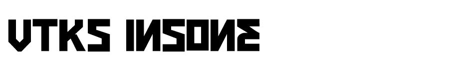 VTKS INSONE font